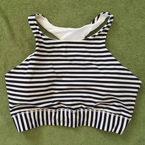 Athleta Sports Bra Striped, T-back